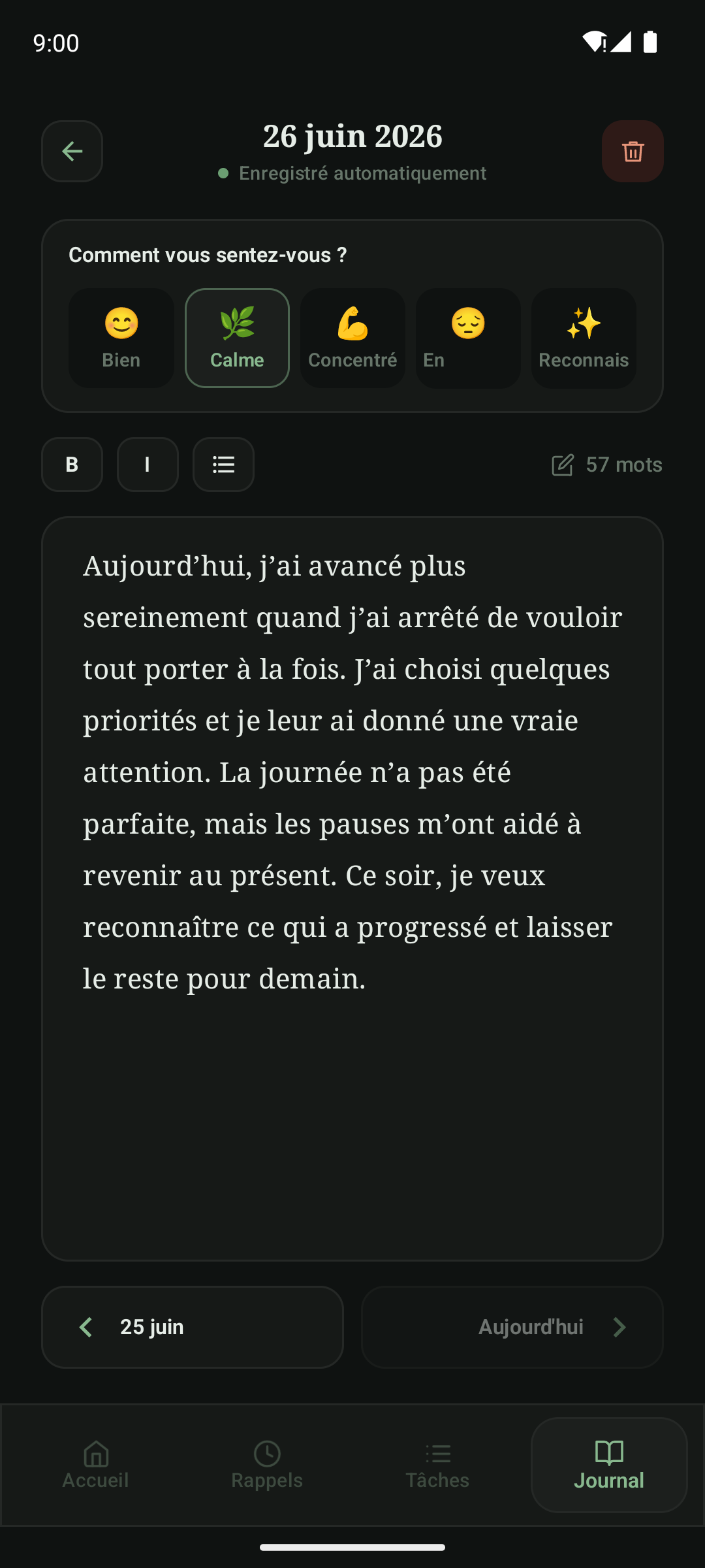 Journal privé Lumina