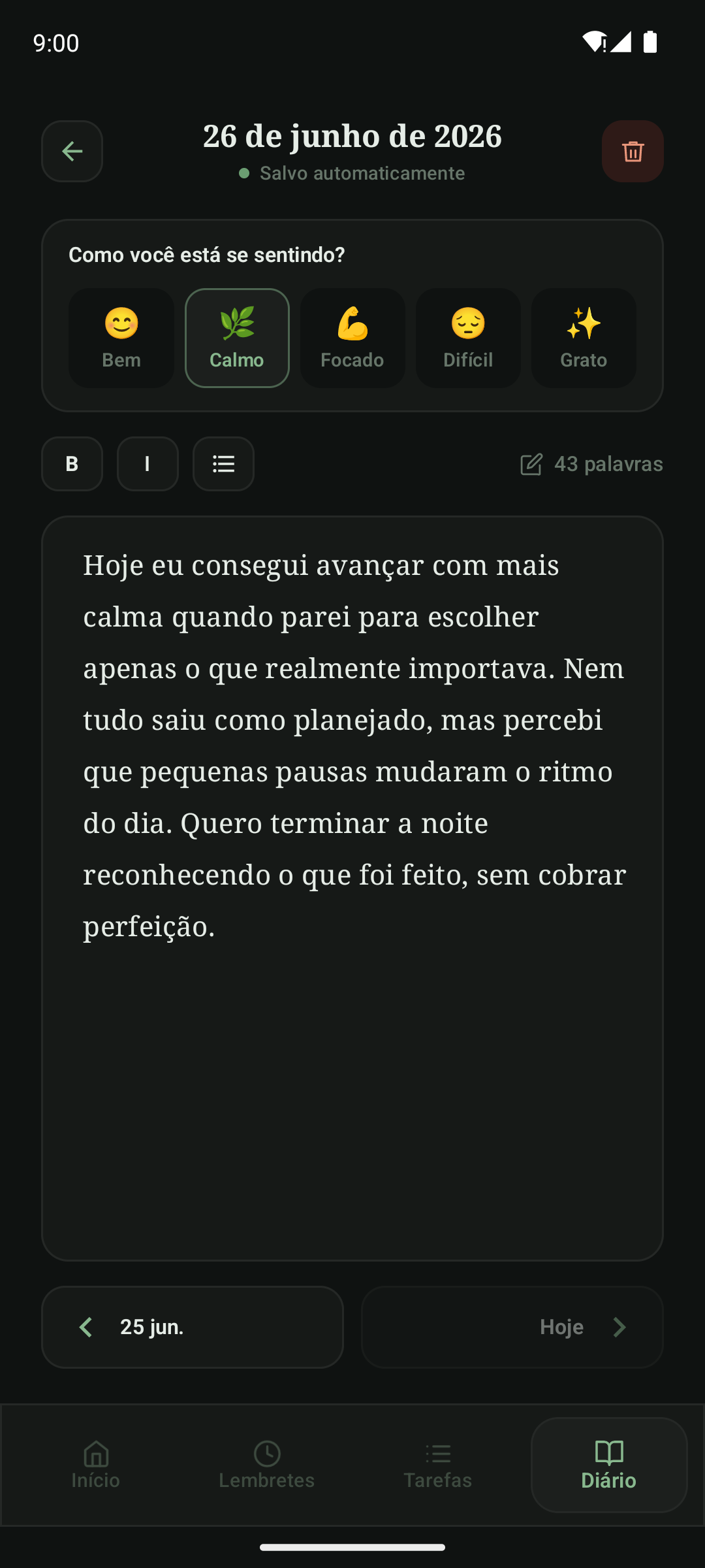 Diário privado do Lumina
